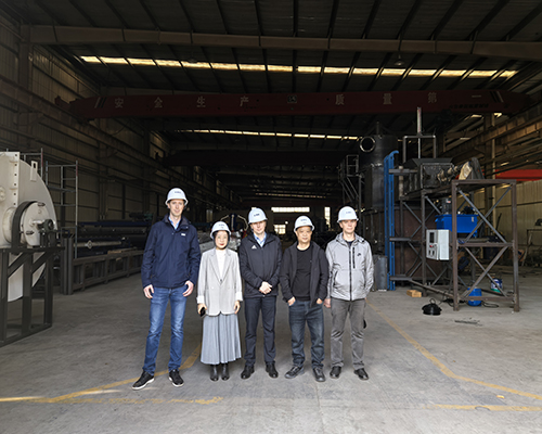 俄羅斯客戶來廠參觀